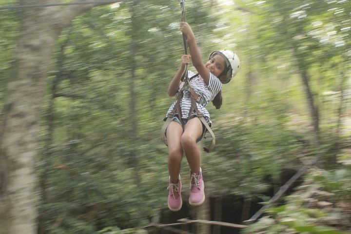 Riviera Maya Jungle Half-Day Tour: ATV, Ziplines, Cenote Swim, Rappel Riviera Maya Jungle Half-Day Tour: ATV, Ziplines, Cenote Swim, Rappel