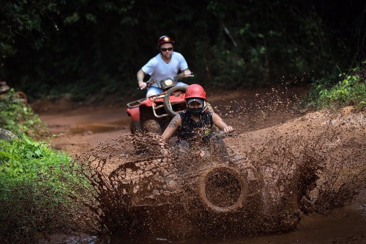 Best ATV Tour, Five Ziplines and Cenote Swim with Lunch and Transport Included Best ATV Tour, Five Ziplines and Cenote Swim with Lunch and Transport Included