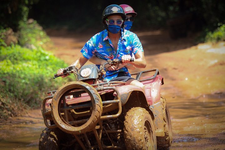Best ATV Tour, Five Ziplines and Cenote Swim with Lunch and Transport Included Best ATV Tour, Five Ziplines and Cenote Swim with Lunch and Transport Included