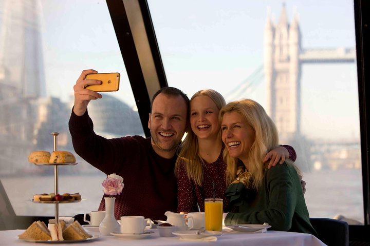 Thames River Sightseeing Cruise with Afternoon Tea