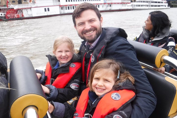 Thames Barrier Speedboat Experience to/from Embankment Pier - 75 minutes