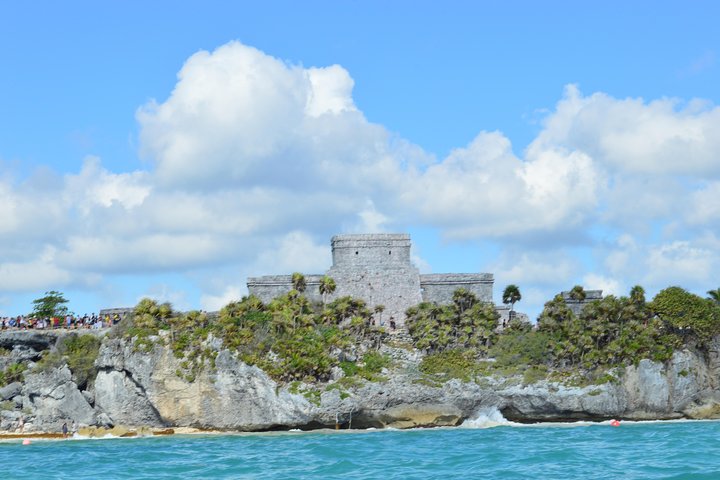 3-in-1 Discovery Combo Tour: Tulum Ruins, Reef Snorkeling Plus Cenote and Caves