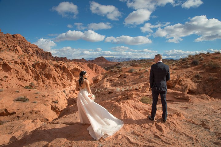 Valley of Fire Wedding by Private Limousine