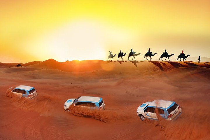 Premium Red Dunes & Camel Safari with BBQ at Al Khayma Camp by OceanAir™️