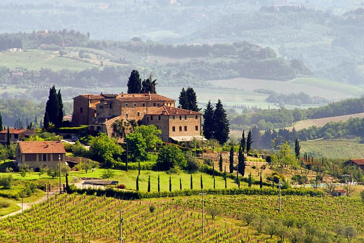 Tuscany Countryside Day Trip from Rome including 3-Course & Wine Tasting 