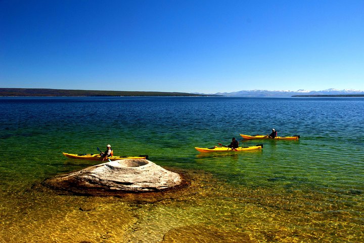 Kayak Day Paddle on Yellowstone Lake